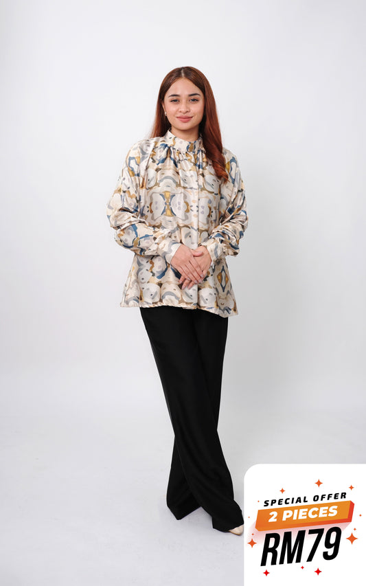 BLOUSE PRINTED