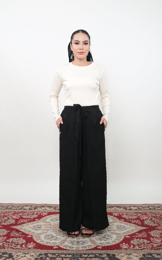 CASSIE LINEN WRAP PALAZZO