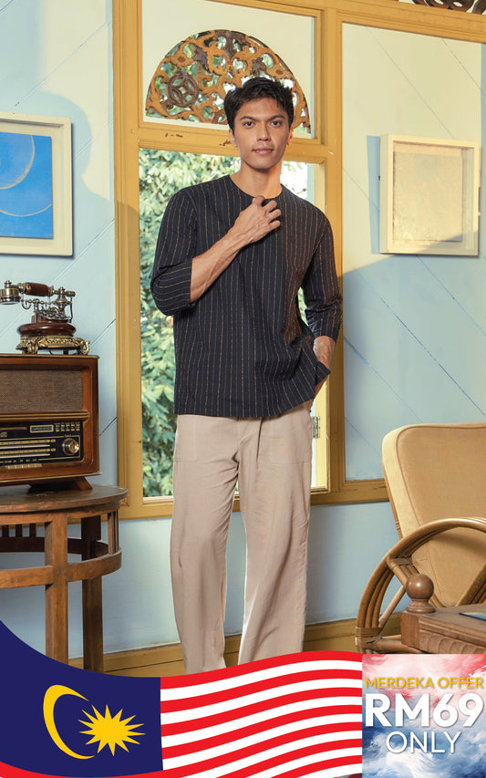 DZAHAR MEN STRIPED KURTA