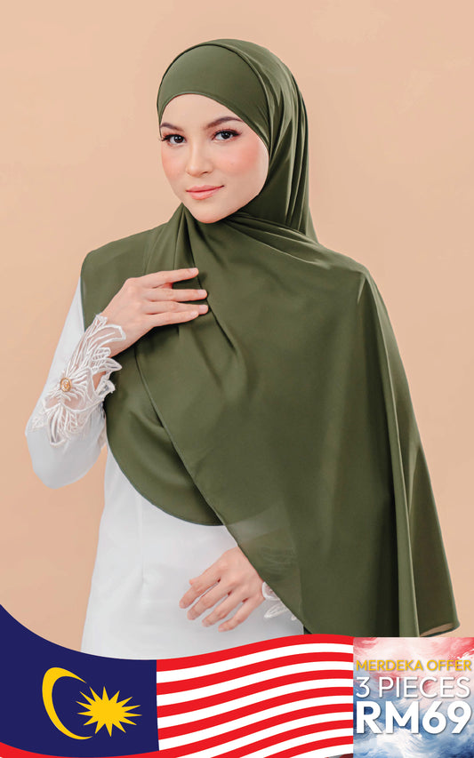 PLAIN CHIFFON SHAWL 2025