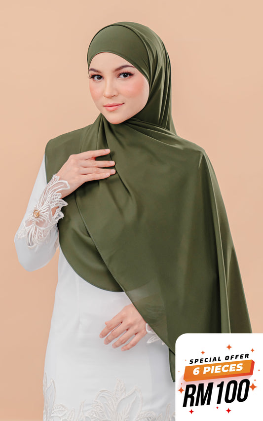 PLAIN CHIFFON SHAWL 2025