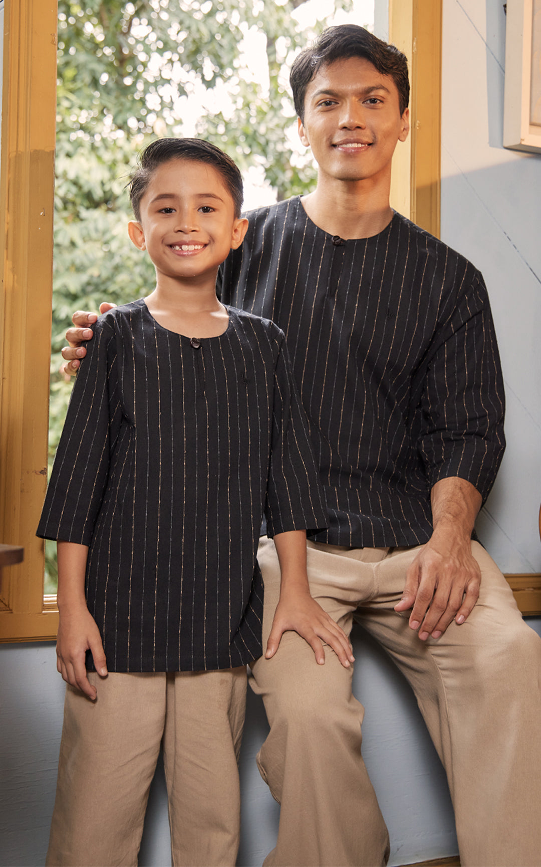 DZAHAR KIDS STRIPED KURTA