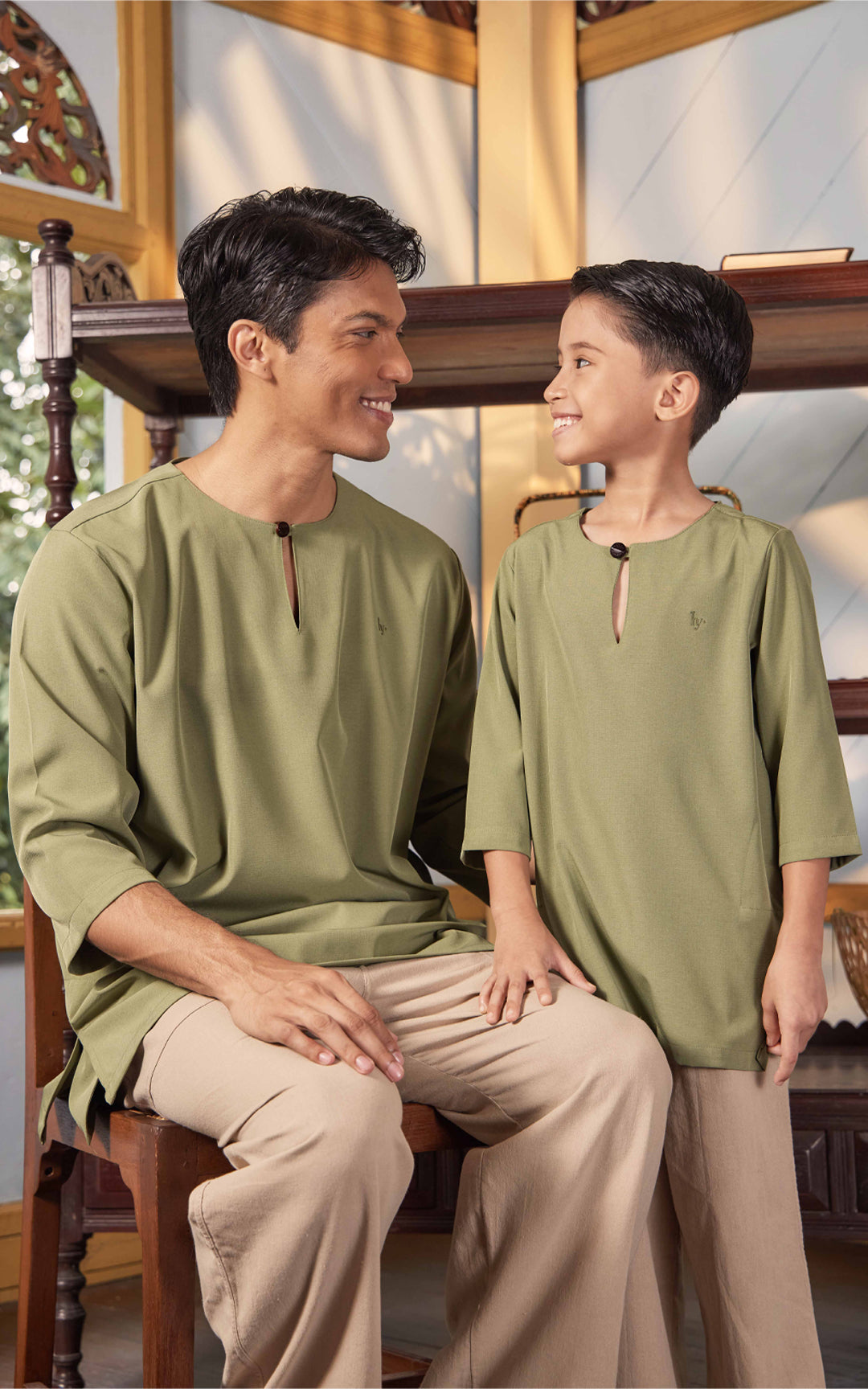 QHADIR KIDS PLAIN KURTA