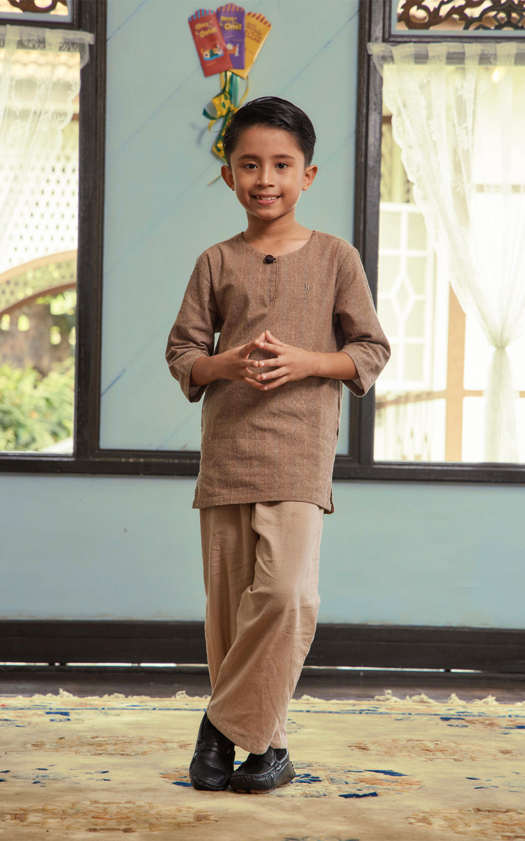 DZAHAR KIDS STRIPED KURTA