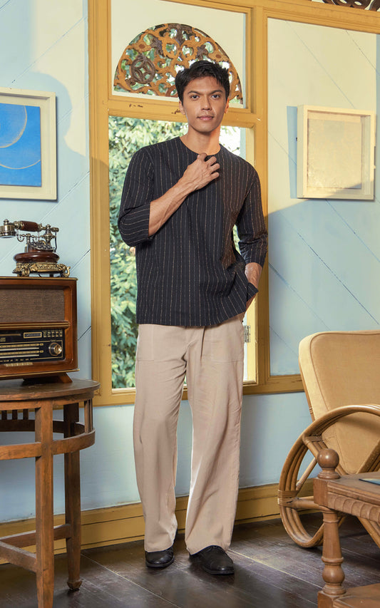 DZAHAR MEN STRIPED KURTA