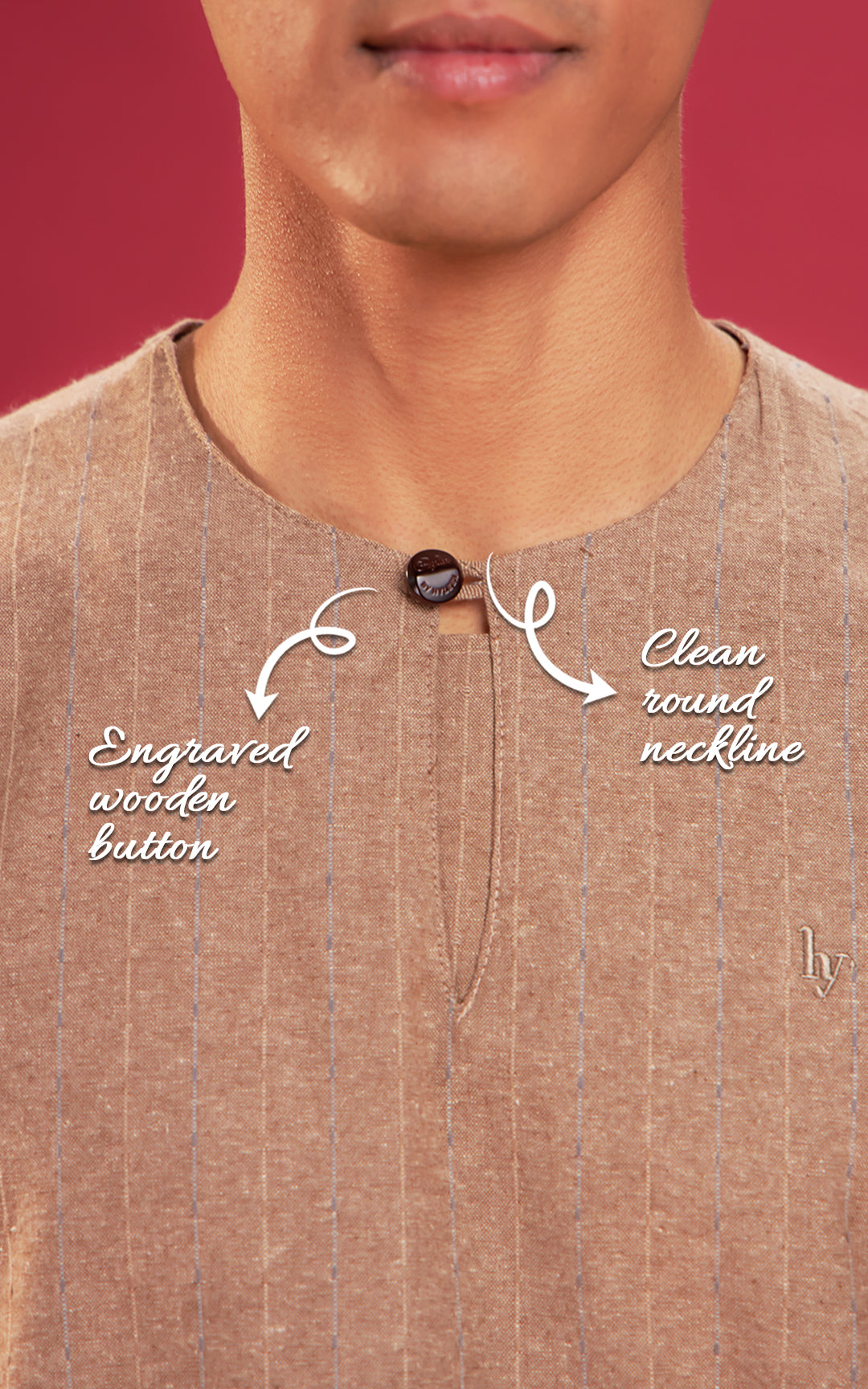 DZAHAR MEN STRIPED KURTA