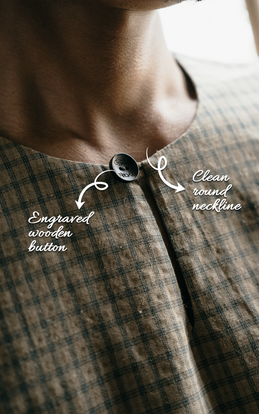 MALEQ MEN CHECKERED KURTA