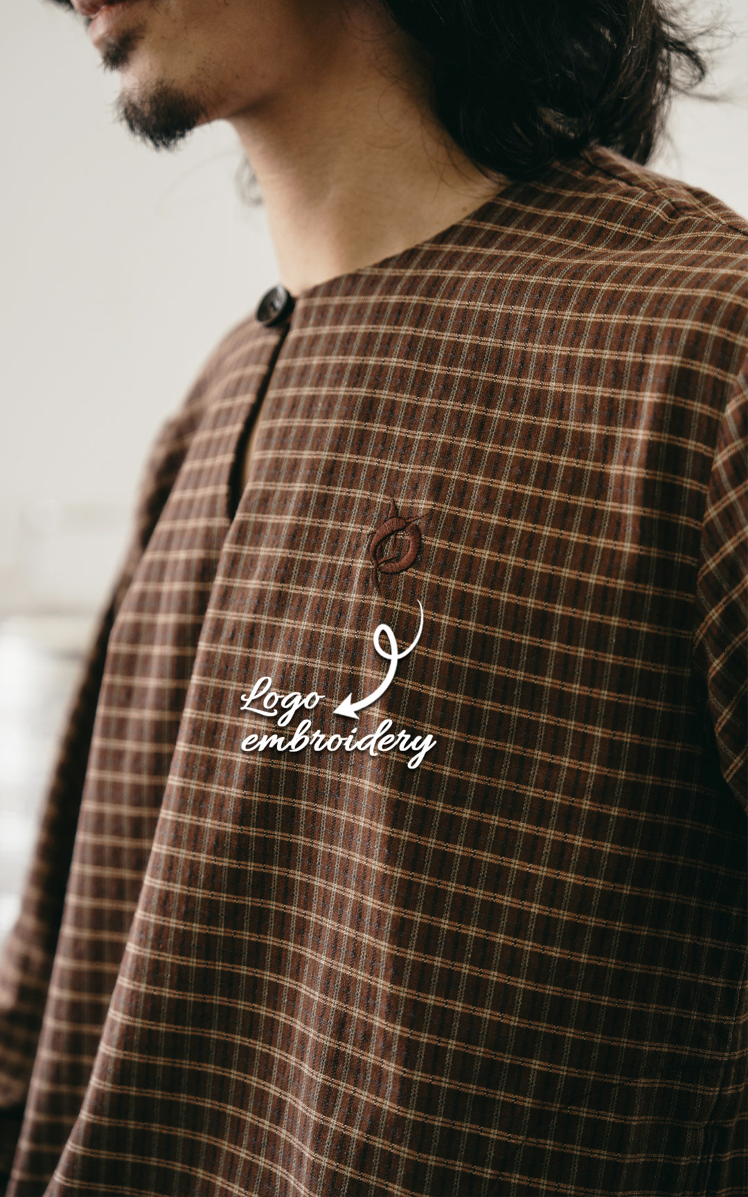 MALEQ MEN CHECKERED KURTA