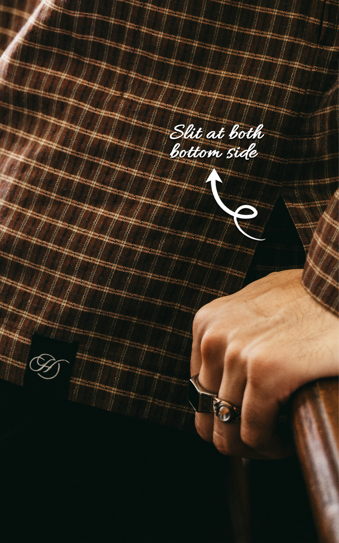 MALEQ MEN CHECKERED KURTA