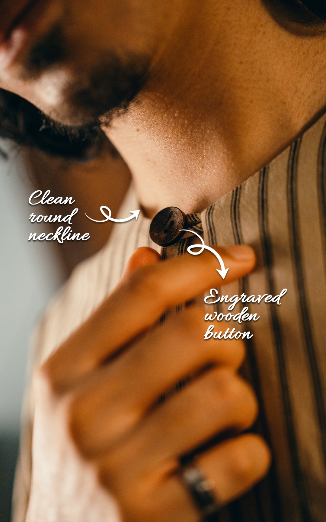 MANSOOR MEN STRIPE KURTA