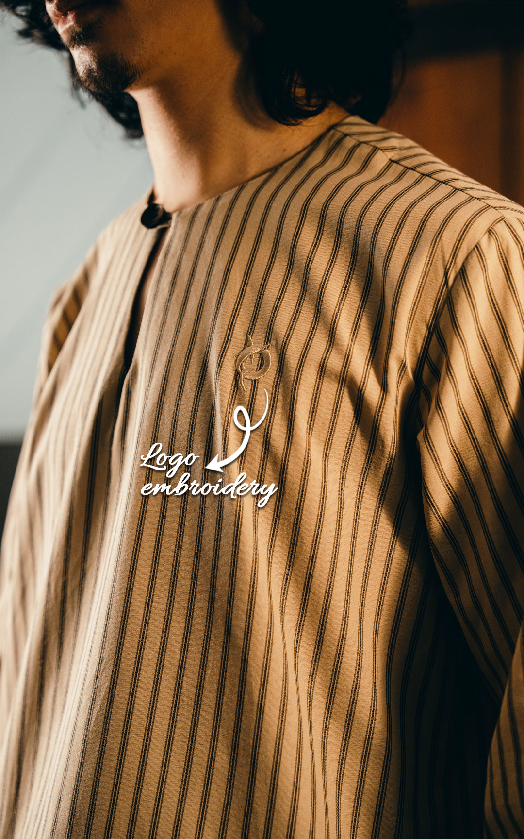 MANSOOR MEN STRIPE KURTA