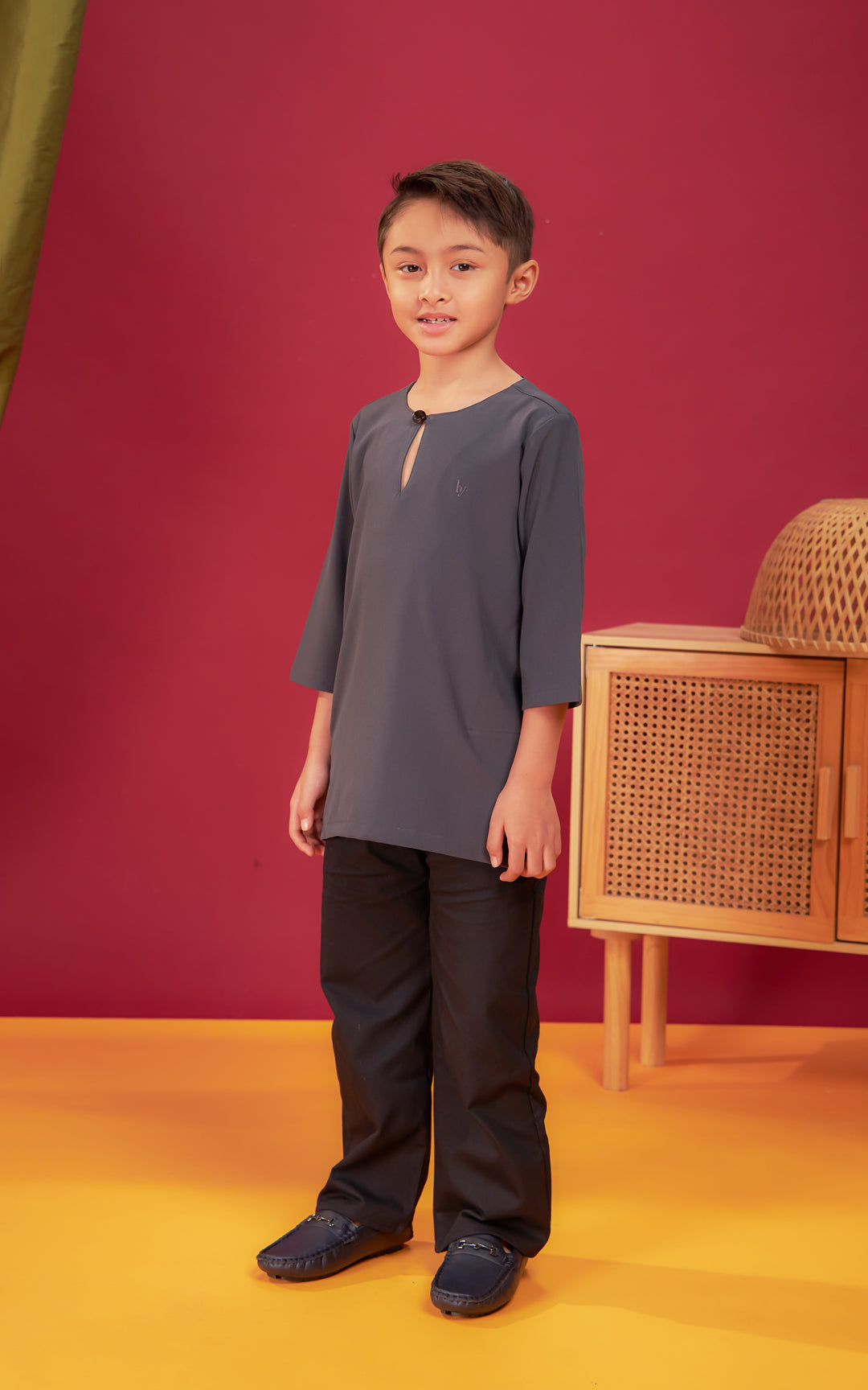 QHADIR KIDS PLAIN KURTA