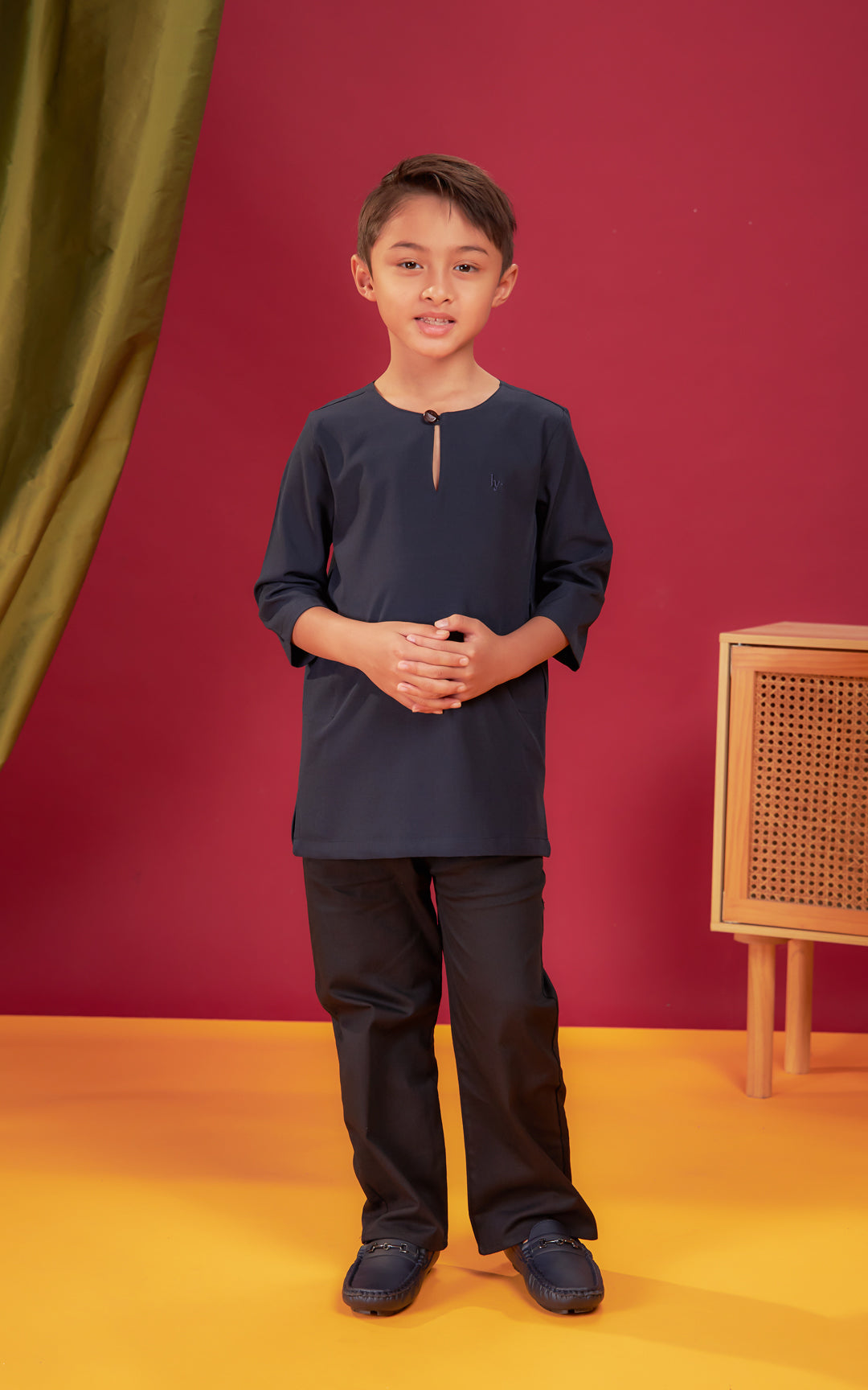 QHADIR KIDS PLAIN KURTA