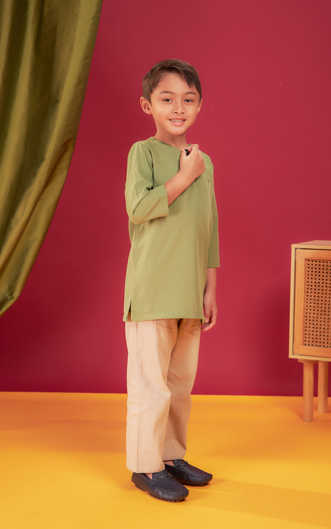 QHADIR KIDS PLAIN KURTA