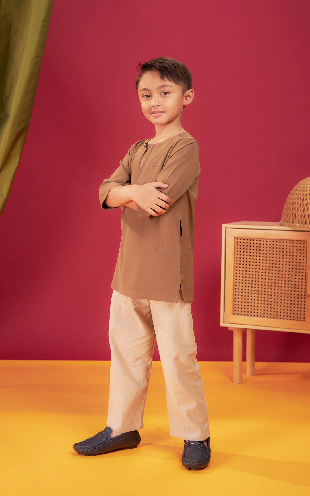 QHADIR KIDS PLAIN KURTA