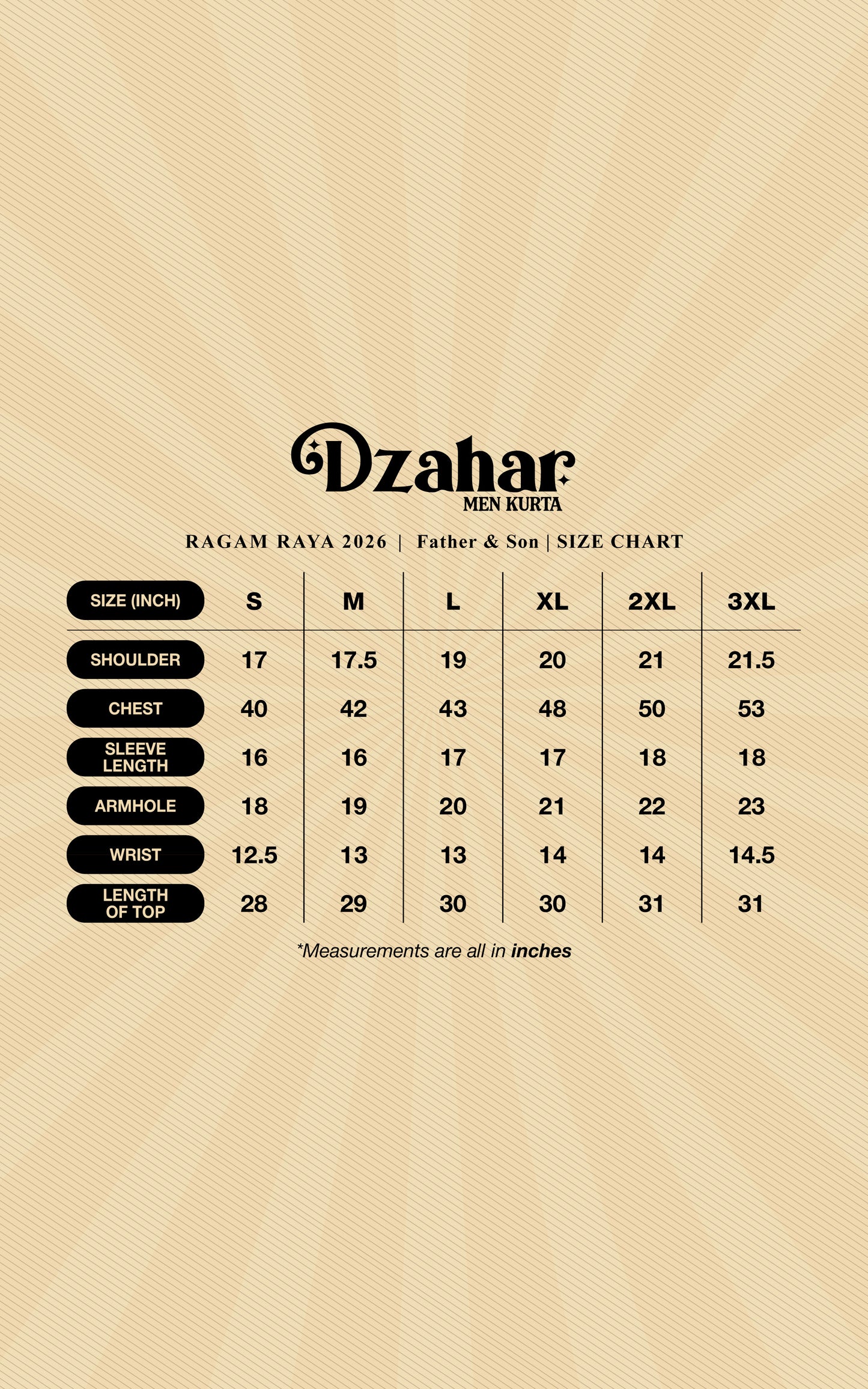 DZAHAR MEN STRIPED KURTA
