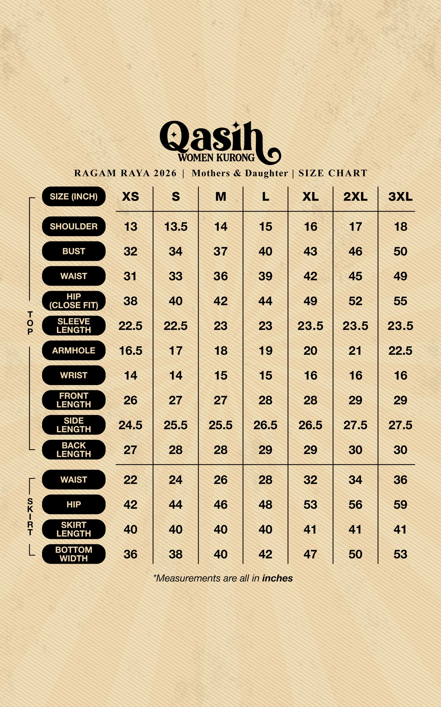 QASIH WOMEN MINI KURONG