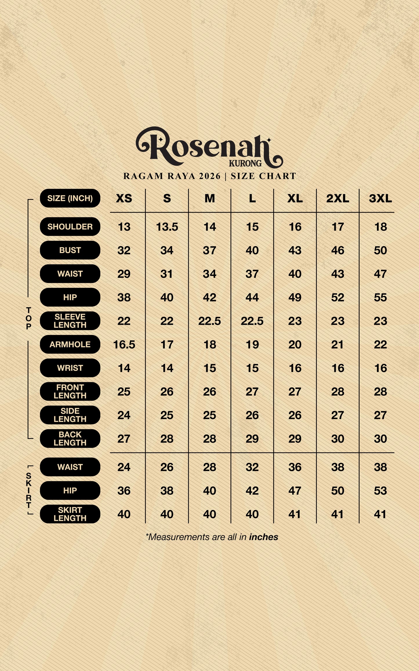 ROSENAH WOMEN MINI KURONG