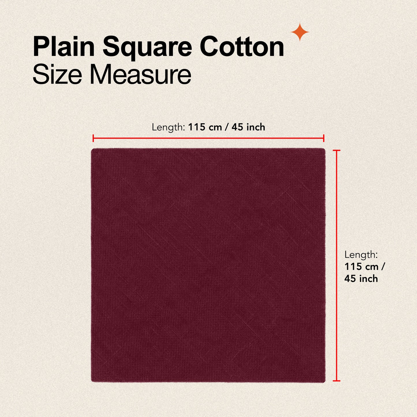 NAWRA COTTON SQUARE