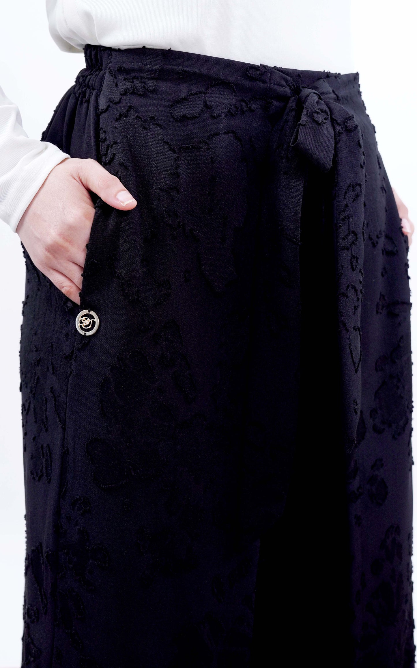 CASSIE LINEN WRAP PALAZZO