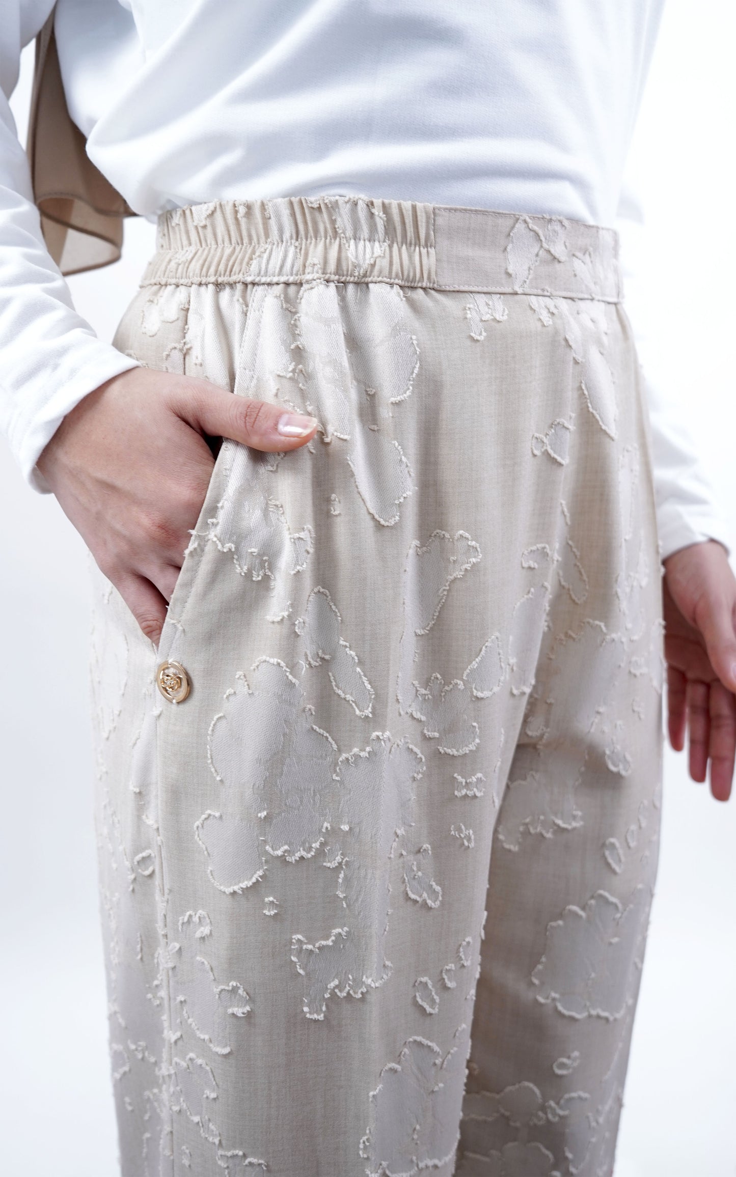 CLARA LINEN STRAIGHT CUT PANTS