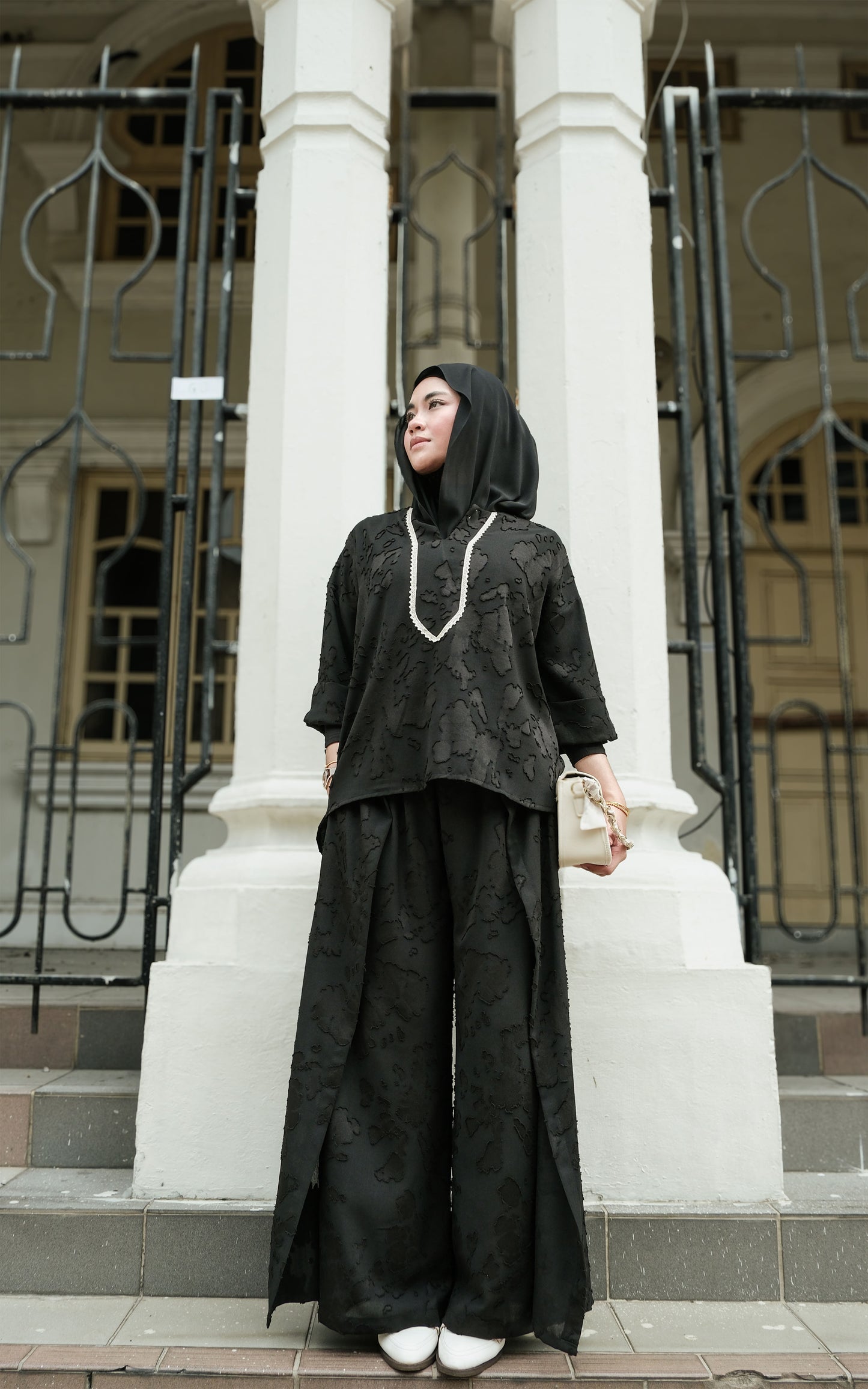 CASSIE LINEN WRAP PALAZZO