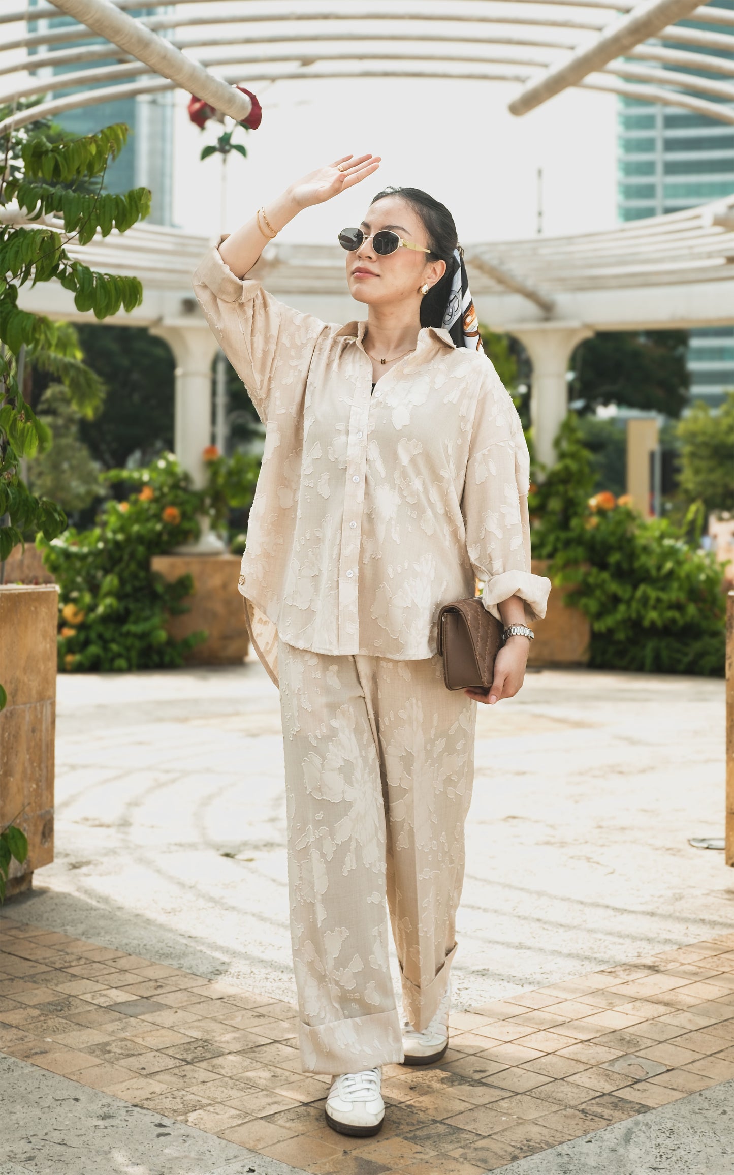 CLARA LINEN STRAIGHT CUT PANTS
